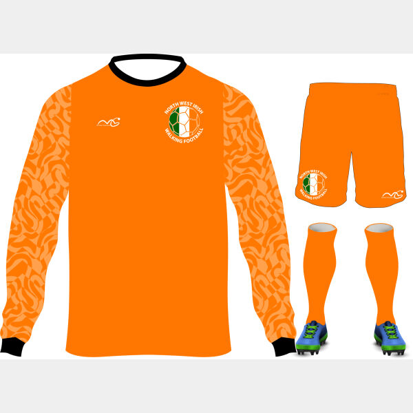 North West Irish Walking Football GK Bundle (Orange) Thumbnail