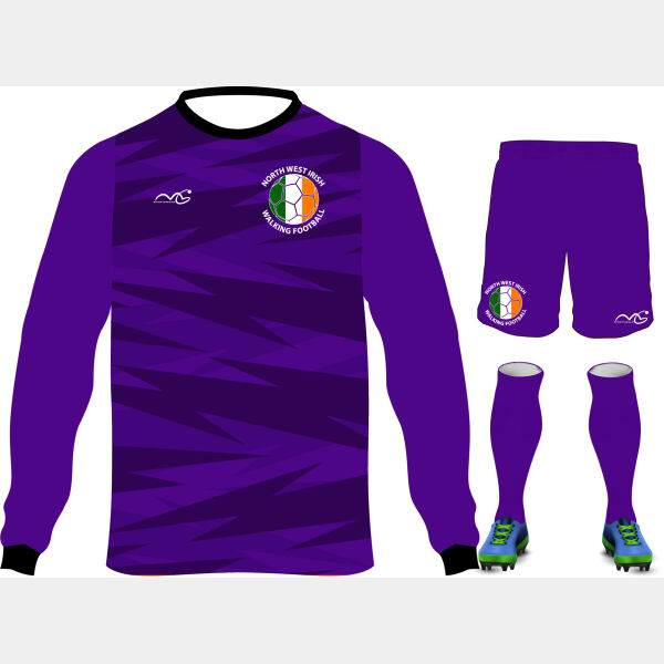 North West Irish Walking Football GK Bundle (Purple) Thumbnail