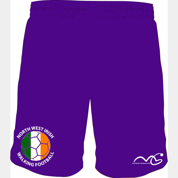 North West Irish Walking Football GK Short (Purple) Thumbnail